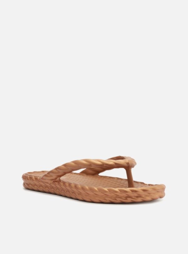 Chinelo de Dedo Dourado Marrocos Brizza - Imagem 2