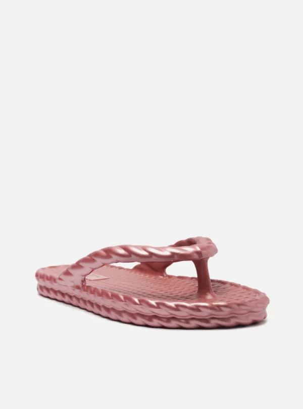 Chinelo de Dedo Rosa Metalizado Marrocos Brizza - Imagem 2