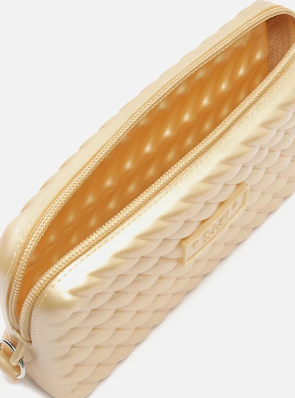 Clutch Dourada Metalizada Alça Marrocos - Imagem 3
