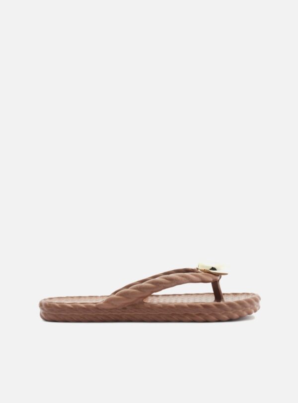 Chinelo de Dedo Marrom Marrocos Brizza - Imagem 3