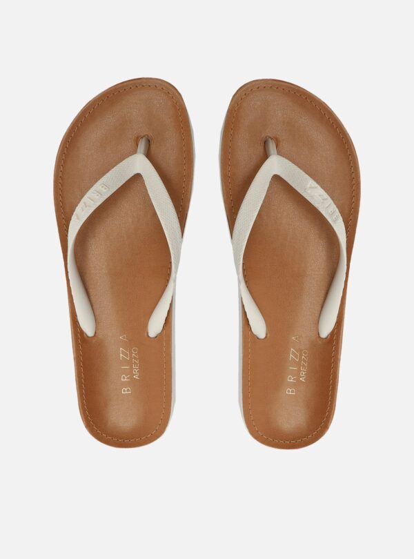 Chinelo de Dedo Branco Fit Brizza