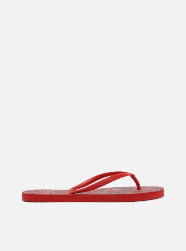Chinelo de Dedo Vermelho Paisley Brizza - Imagem 3