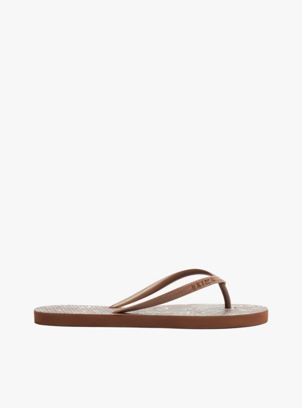 Chinelo de Dedo Marrom Paisley Brizza - Imagem 3