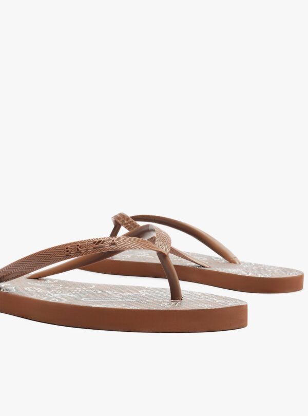 Chinelo de Dedo Marrom Paisley Brizza - Imagem 4
