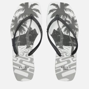 Chinelo Preto Estampa Brizza