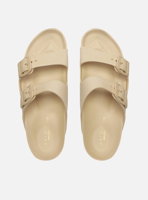 Slide Off-white Flatform Tiras Brizza