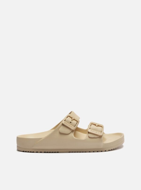 Slide Off-white Flatform Tiras Brizza - Imagem 3