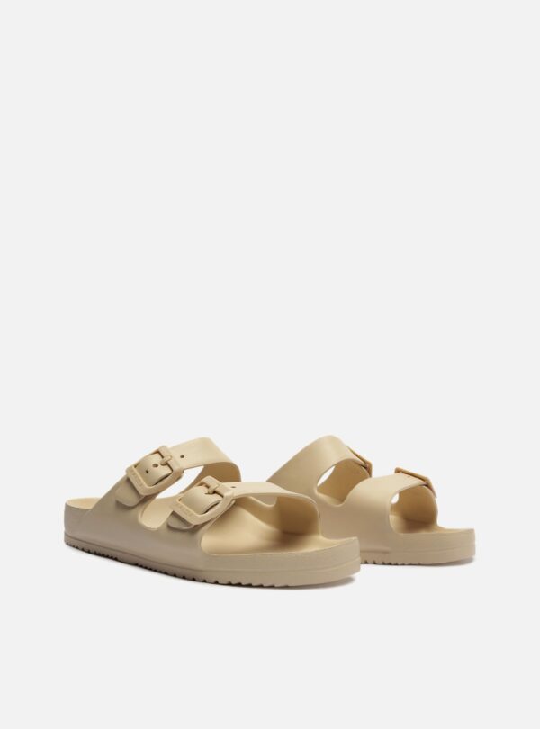 Slide Off-white Flatform Tiras Brizza - Imagem 4