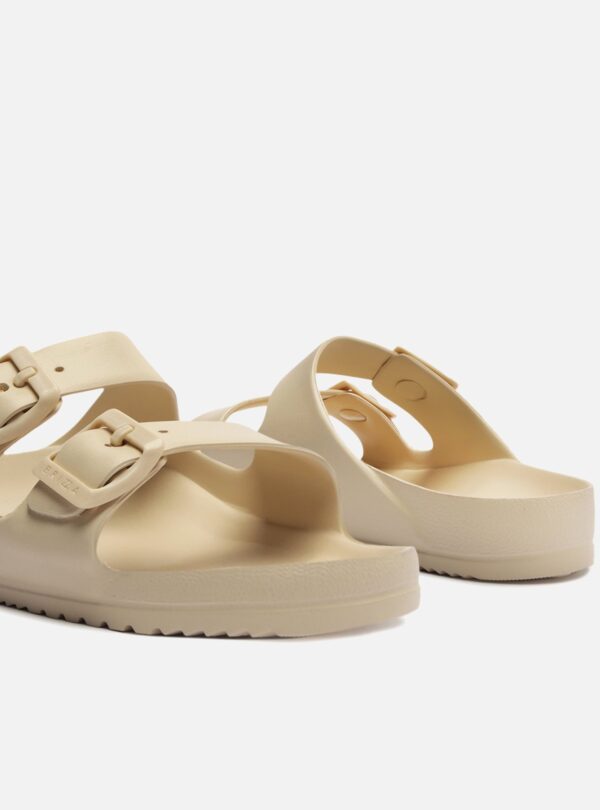 Slide Off-white Flatform Tiras Brizza - Imagem 5