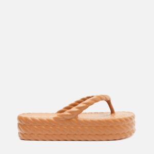 Sandália Marrom Flatform Marrocos Mid