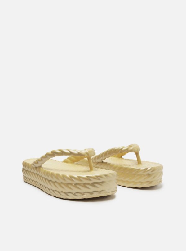 Sandália Dourada Flatform Marrocos Mid - Imagem 4