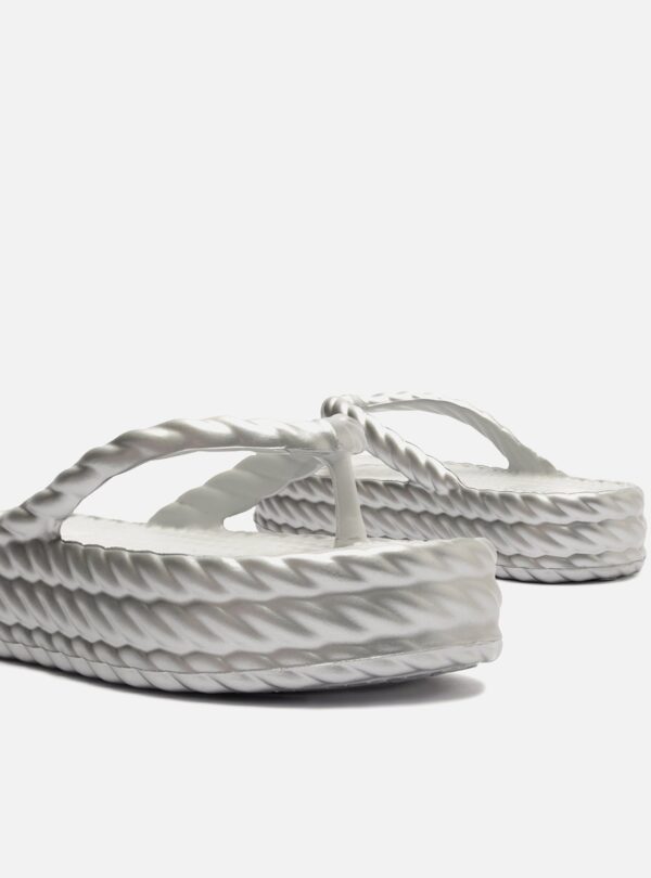 Sandália Prata Flatform Marrocos Mid - Imagem 4