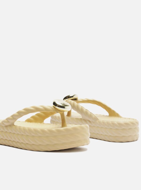 Sandália Off-white Flatform Marrocos Mid - Imagem 4
