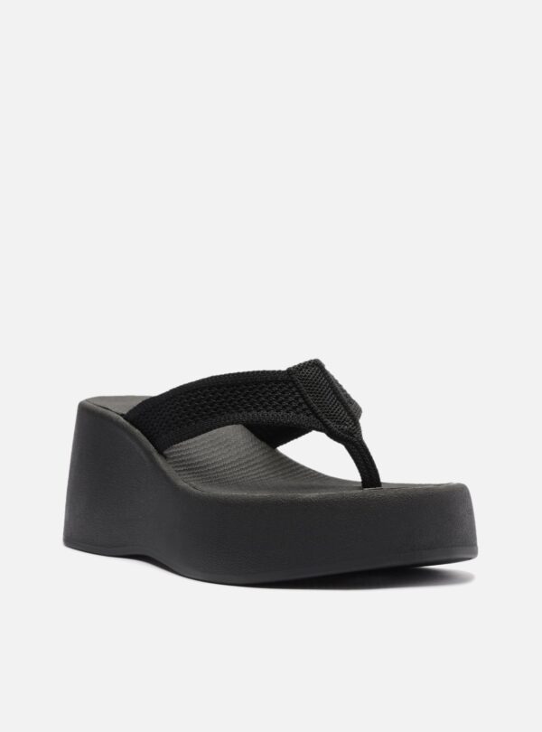 Tamanco Preto Flatform Crochê - Imagem 2