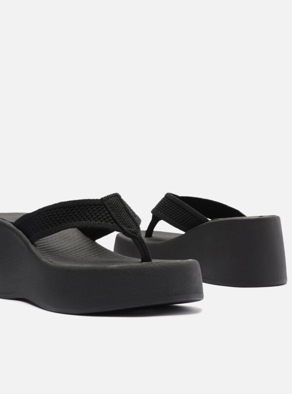 Tamanco Preto Flatform Crochê - Imagem 4