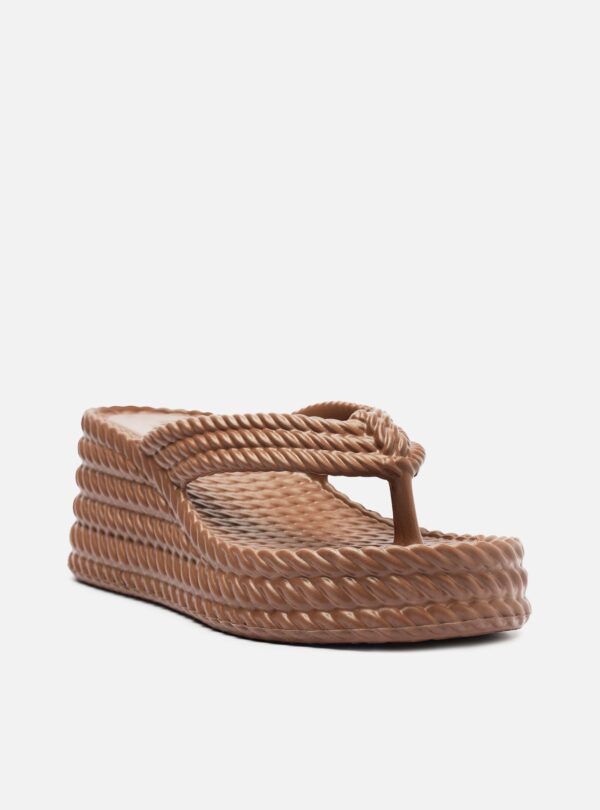 Sandália Marrom Coffee Flatform Marrocos Sun - Imagem 2