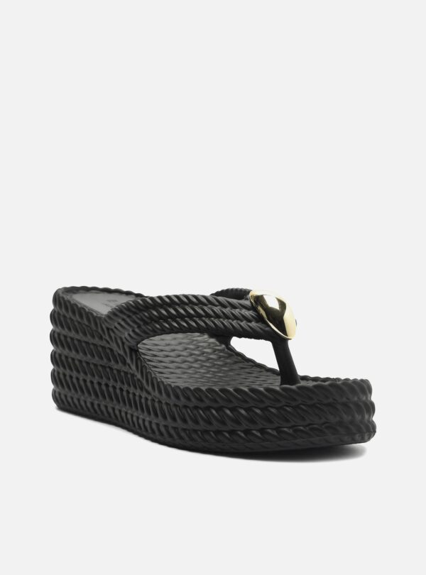 Sandália Preta Flatform Marrocos Sun - Imagem 2