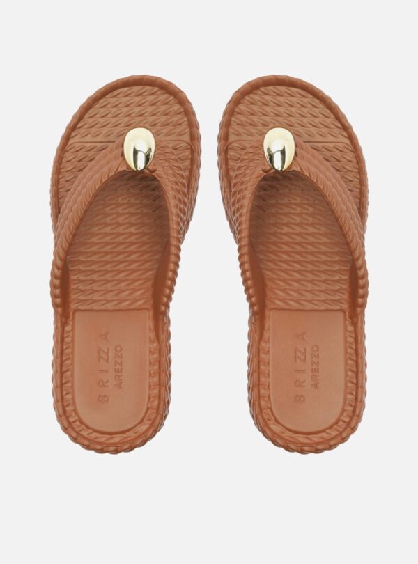 Sandália Marrom Flatform Marrocos Sun - Imagem 3