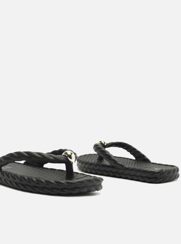 Chinelo de Dedo Preto Marrocos Brizza - Imagem 4