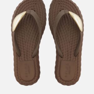 Chinelo de Dedo Marrom Flip Flop