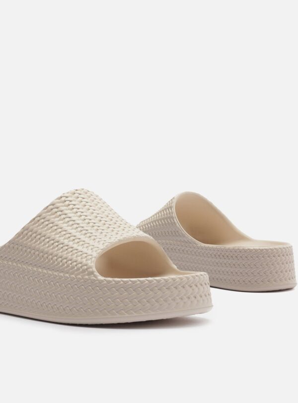 Slide Branco Tresse Flatform Tira - Imagem 4