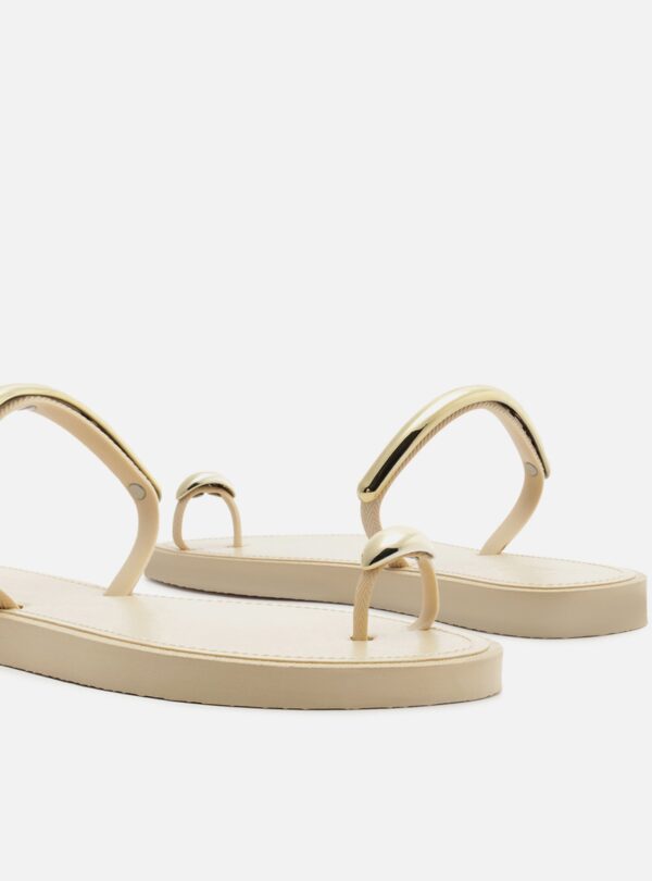 Sandália Rasteira Off-white Brizza - Imagem 2