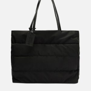 Bolsa Shopping Preta Nylon Gigi Grande