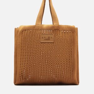 Bolsa Shopping Marrom Crochê Monaco Grande