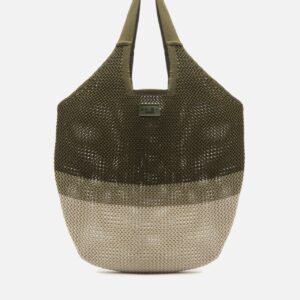 Bolsa Shopping Verde Crochê Grande Mayra